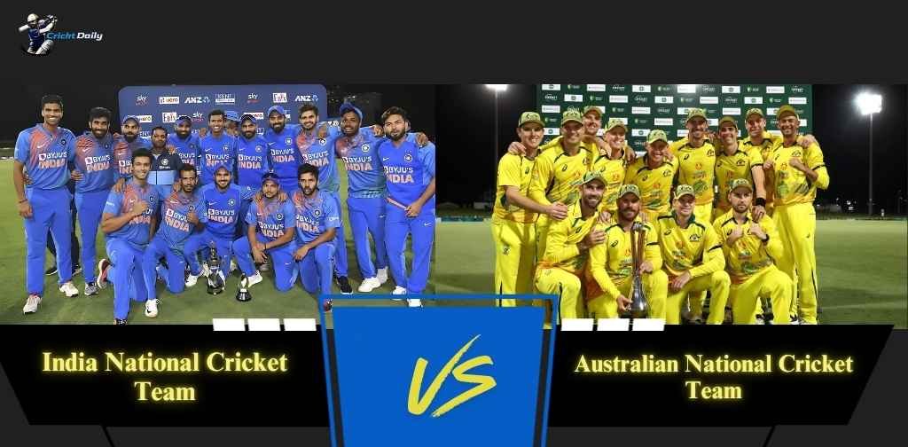 india national cricket team vs australian men’s cricket team stats